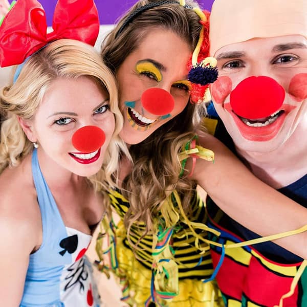 Red Nose Day 16-pakning skum klovneneser