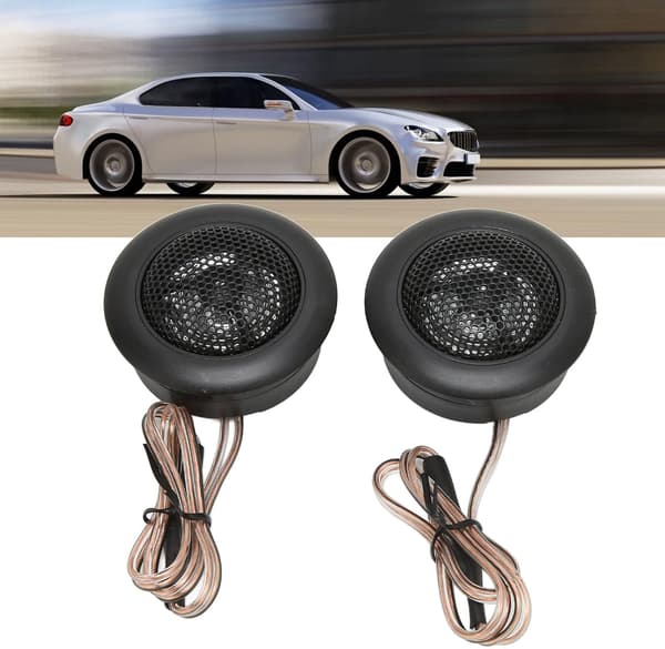 2 stk 120W 4ohm diskant med innebygd kondensator mini dome diskant kraftig og klar lyd førstevalg for avansert billyd