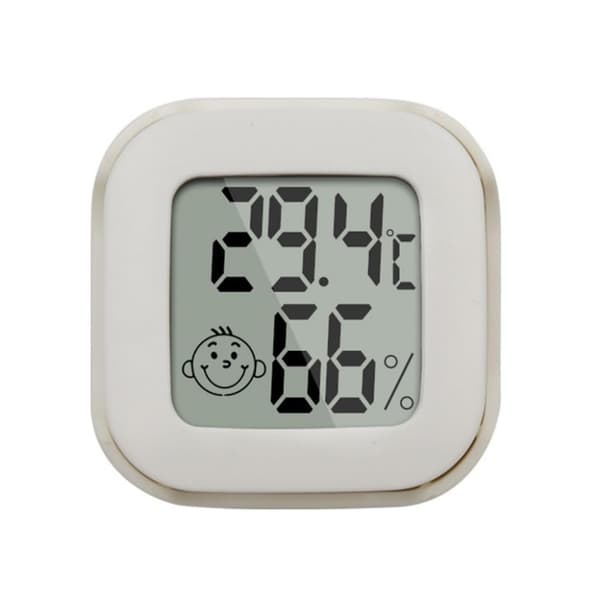 Inomhustermometer Mini Fuktighetsmätare Digital Hygrometer Rumstermometer Hög Noggrannhet Temperatursensor för Hemtermometer (4st) with Card slot