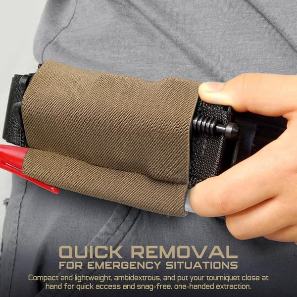 Tourniquet Holder TQ Sleeve Elastisk Tourniquet Holder til Bælte