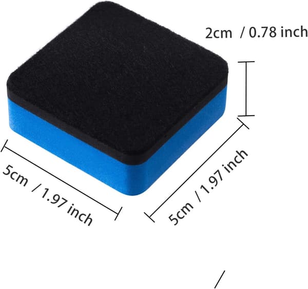48-pack magnetiska whiteboard-suddgummin för klassrum, hem och kontor