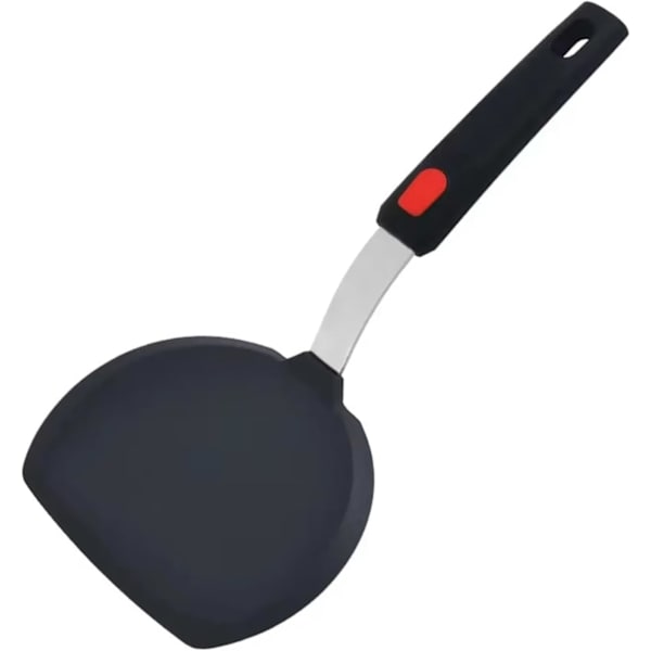 Stekspade Non-Stick Slitsad Stekspade Köksredskap Spatel Rostfritt Stål Silikon Biff