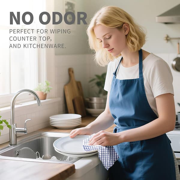 8 STK Køkkenkarklude 12×12 Tommer 100% Bomuld Vaffel Karklude & Håndklæder Hurtigtørrende Vaskeklude til Vask Rengøring Tørring & Aftørring