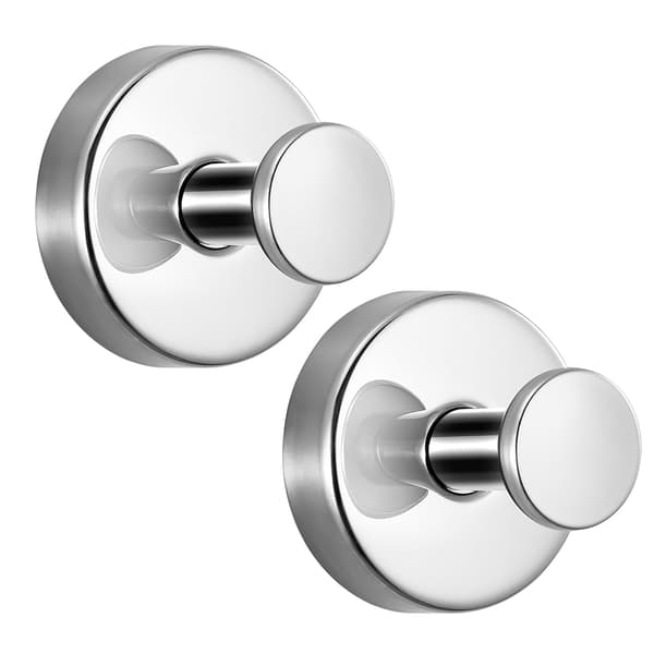 2-pack dusch sugkoppskrokar borrfria badrumskrokar för handdukar badrockar luffasvampar