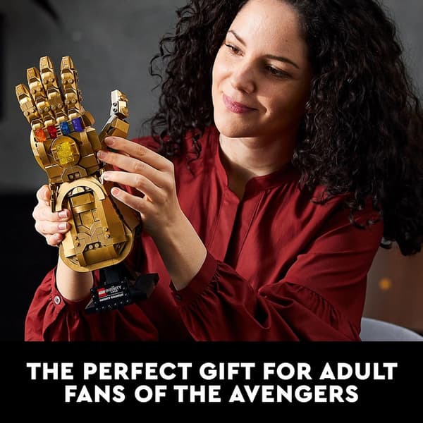 LED-belysning til Infinity Gauntlet byggeklossmodell – ikke inkludert i modellsettet.