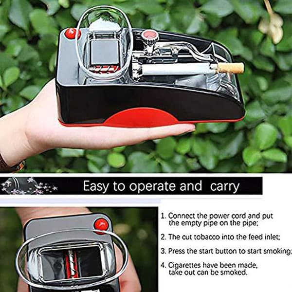Cigaret rullemaskine automatisk ruller elektrisk mini tobaksindsprøjter Blue