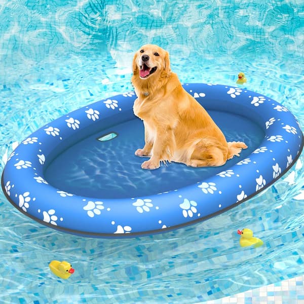 Hundeflåde - Oppustelig hundesvømmeflåde til sommer