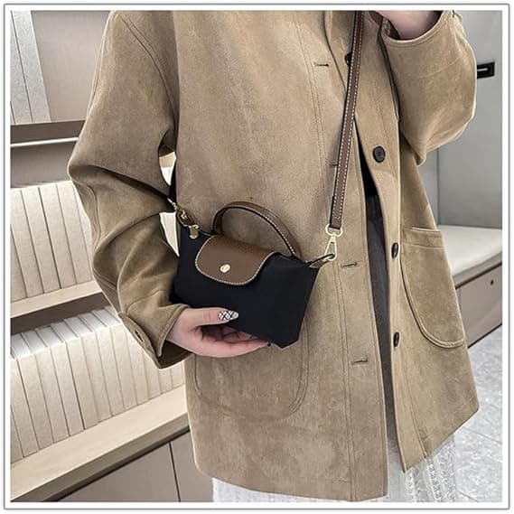 Mode Mini Crossbody Väska Handväskor Plånböcker med Justerbar Rem för Kvinnor Damer Axelväska