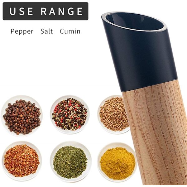 Salt- och pepparkvarnar Salt- och pepparkvarnar i trä