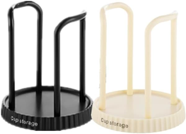 2-pakning papirkoppholder koppdispenser baderomskoppholder te- og kaffekoppholder egnet for 5-8 oz papirkopper.