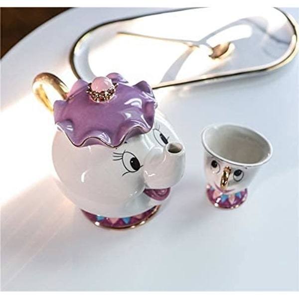 Tecknad mugg tekanna mugg tekanna mugg söt set