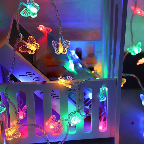 Sommerfuglelys til dekoration - 3 meter 20 LED