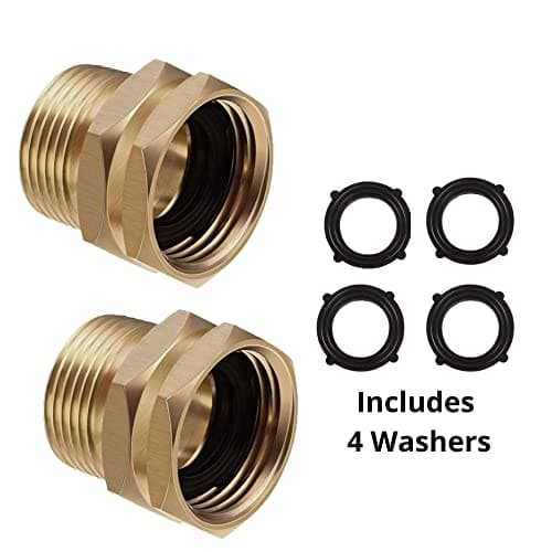 2-pack 3/4\" GHT honkoppling till 3/4\" NPT hankoppling