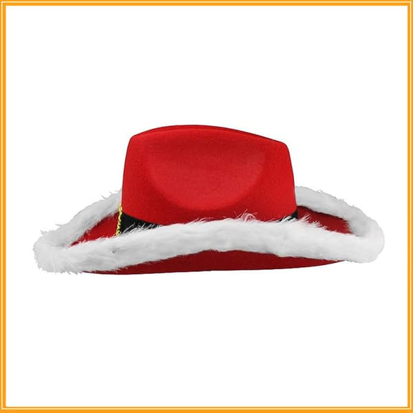 FlashingBlinkyLights Santa Cowboy Hat uden lys