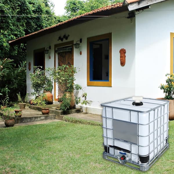 2 st IBC-behållarlock 165 mm IBC-behållaradapter med nylonsil Robust IBC-behållarlock Diameter Regnvattenuppsamlingssystemkoppling (T-form) T shape