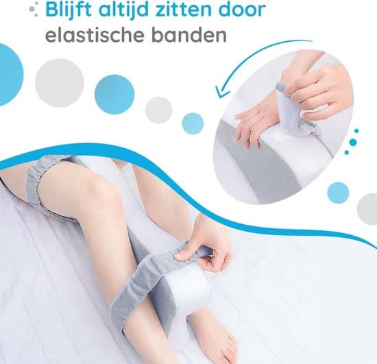 Benpute - Side sover benpute - Ortopedisk knepute for seng - Side sover pute - Graviditetspute
