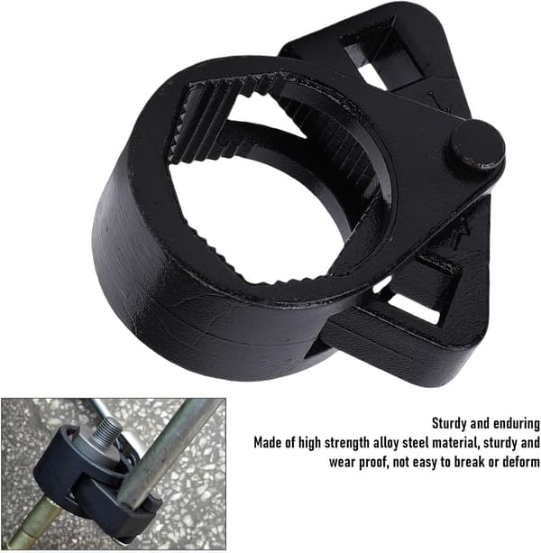 Indre Sporestangsnøgle 25-42mm Universal Kugleledsfjerner til Bil Lastbil Motorcykel Stål Sort