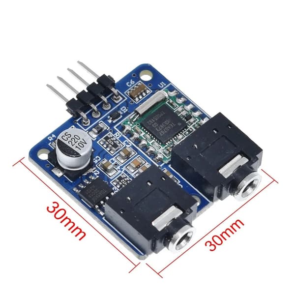 TEA5767 FM stereoradio-modul for 76-108MHZ med gratis kabelantenne