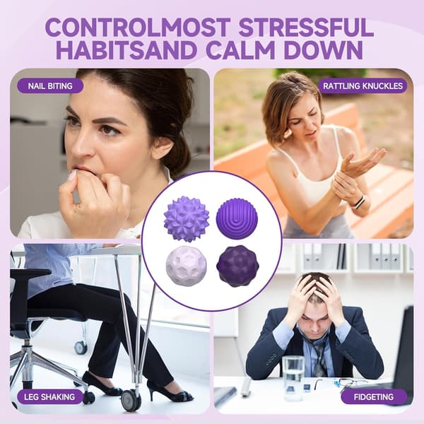 Magnetiska sensoriska bollar för vuxna och tonåringar Twitter-leksaker 8-pack sensoriskt tilltalande stresslindrande bollar med silikonskal.