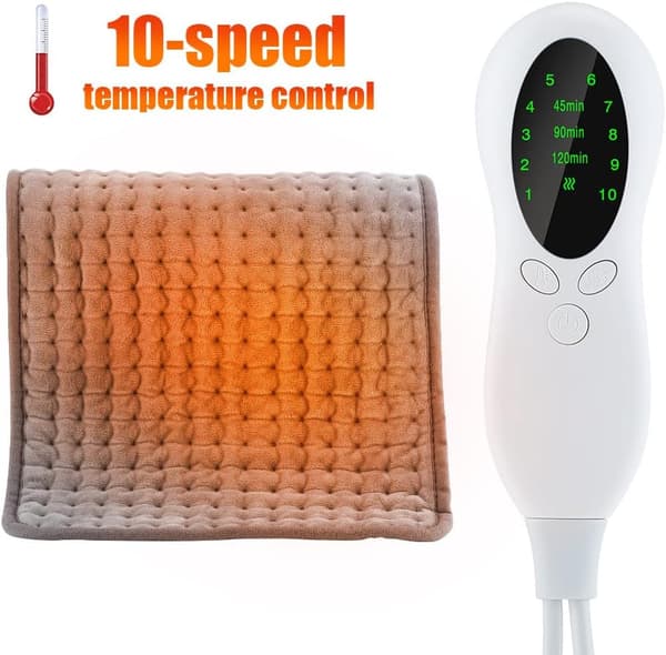 VarmepudeFysioterapi VarmepudeElektrisk TæppeVarmepude3 Gear Timing 10-Trins Temperaturkontrol30 * 59CM.