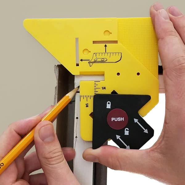45 Trim Carpentry Aid - Trim Gauge Trim Miter Aid