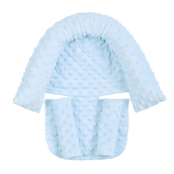 Supermjuk bubbelfleece babyhuvudstöd blå