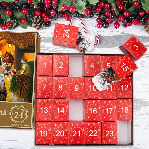 2025 Julekalender Puslespil Bedste Julegave Julepuslespil