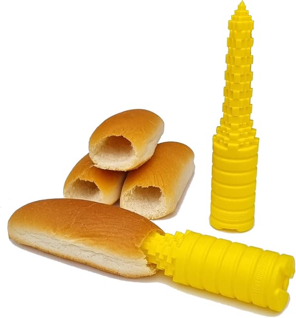 Hotdogbollebor Perfekt til Grill og BBQ Ideel størrelse til Bratwurst og andre pølser