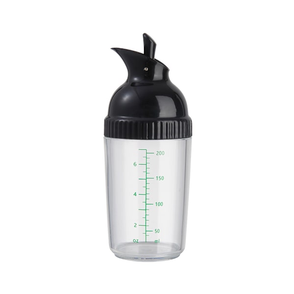 Salaattikastikepullo 200ml/7.03 oz Salaattikastikepullo Kastikepullo Mausteseos Maustepullo Kaatonokalla Black