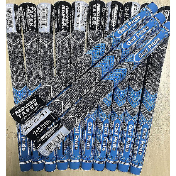 10 stk. Golf Pride MCC PLUS 4 Golfgreb Standard Størrelse Blue