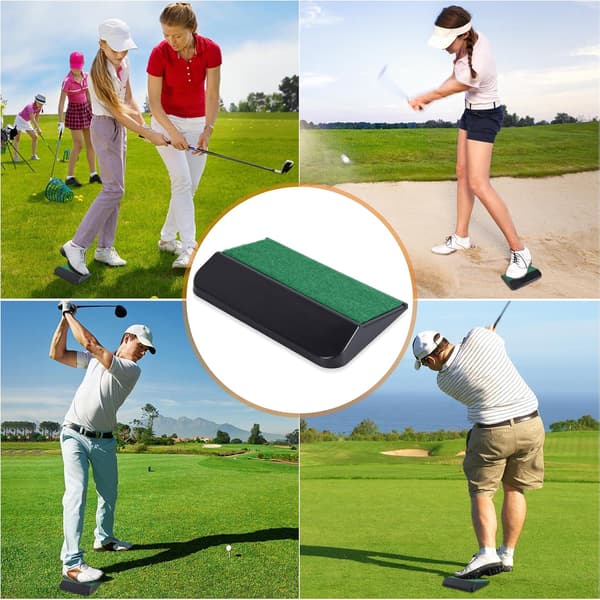 Golf Swing Trainer Wedge for Alignment Correction Leg Pedal | Golf Foot Wedge Golf Training Aid AlignmentGolf Foot Wedge for Swing Impact Alignment