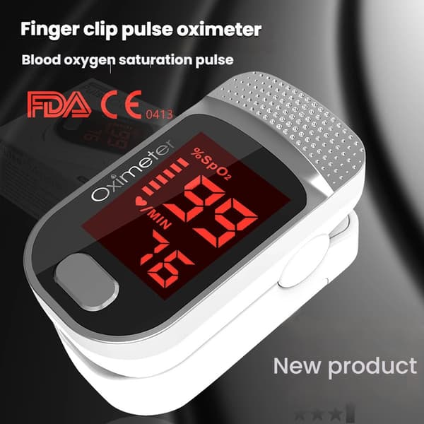 FDA fingertipspulsoximeter fingerpulsoximetri andningsmonitor multiparameter sömnmonitor