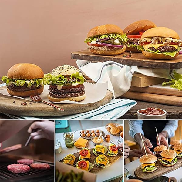 Hamburger Patty Maker Burger Press Form til Perfekte Kødboller BBQ Grill Hamburger Patty Presser til Hjemmekøkken