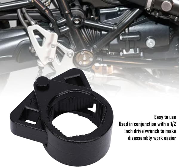 Indre Sporestangsnøgle 25-42mm Universal Kugleledsfjerner til Bil Lastbil Motorcykel Stål Sort