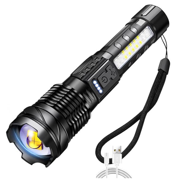Superkraftig 20000 Lumens LED-lommelykt [Energiklasse A+++]