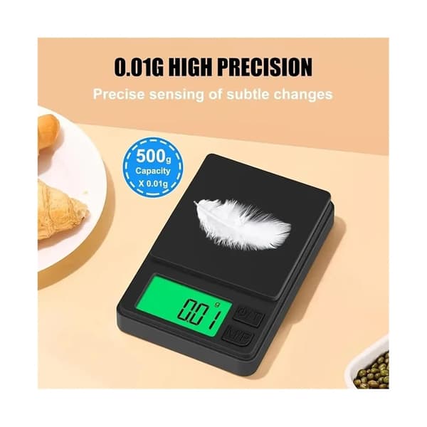 Digital köksvåg smyckesvåg 500g/0.01g