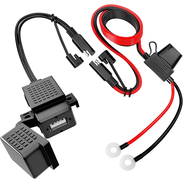 SAE til USB Motorcykel SAE til USB-adapter SAE USB-interfacekabel