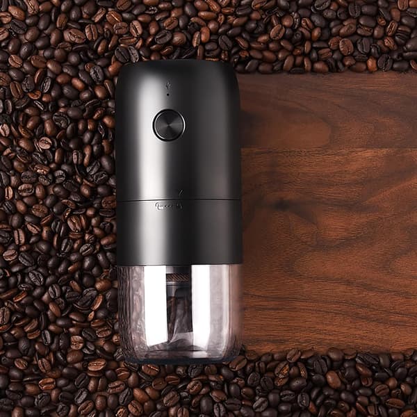 One-touch elektrisk kaffekværn sort Hjemmekaffekværn kaffebønnekapacitet 25-30 gram
