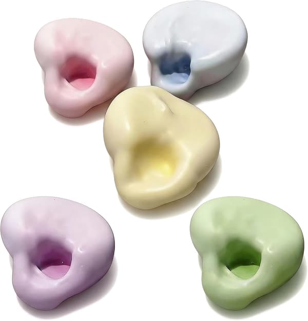 5 stk. formbar squishy stressbold - vakuumfyldbart sensorisk fidgetlegetøj til voksne og børn, blødt elastisk klemmelegetøj til angstlindring, beroligende fødselsdagsgave