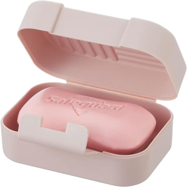 Resesåpförvaring 2-pack Tvålhållare Rosa Pink