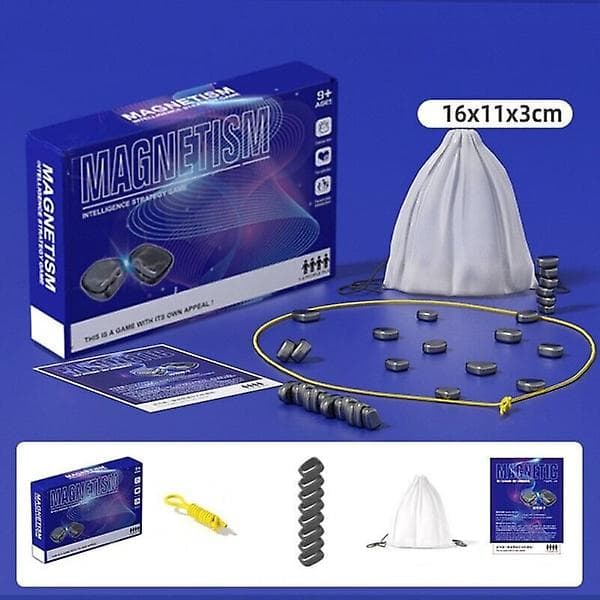 Magnetiskt schackspel - Brädspel, roliga magnetiska brädspel, pusselstrategispel, julklapp