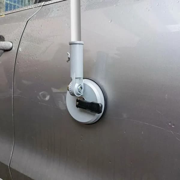 Sugekopp Flaggfeste - Kraftig Aluminiumslegering - Holder Sikkert Opptil 122 kg