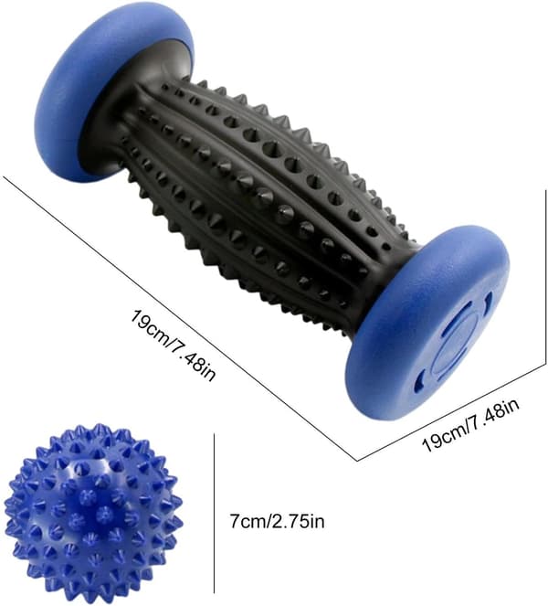 Fotmassager | Rullmassager för muskelsmärta | Tillbehör för hemmagym och multifunktionella massagerullar för resor