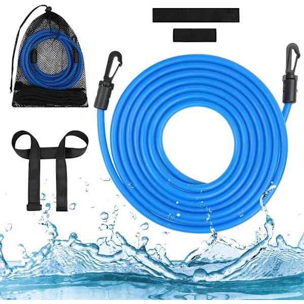 Simmotståndsband Poolbälte Justerbart Simmotståndsband Justerbart Simelastiskt Poolbälte (Blå 3 meter)