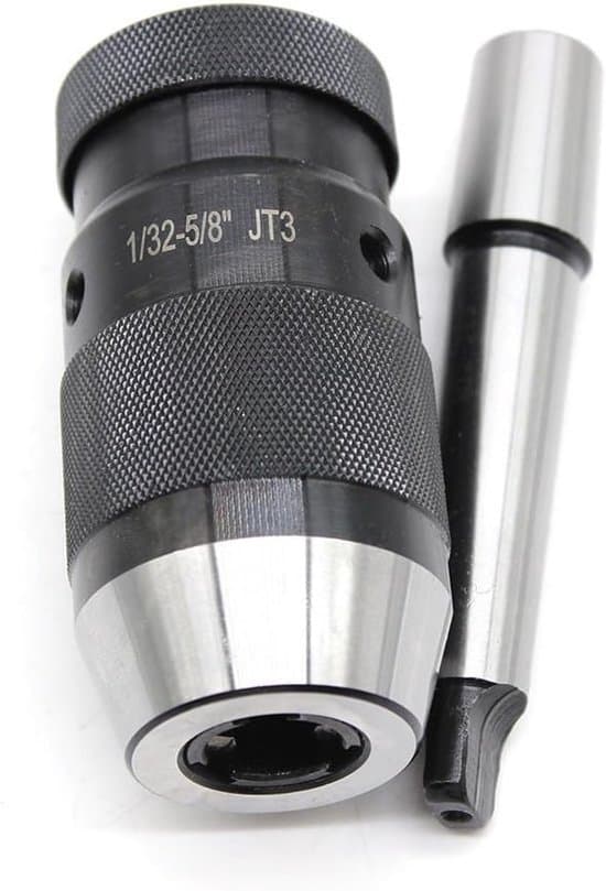 Robust 1/32-5/8\" nøkkelfri borechuck JT3-feste + JT3-2MT dor