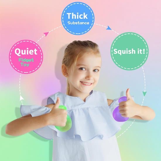 Fidget Toy Stress Cube 4-pak Cube Squishies Angst Stresslindring med tykt materiale Fidgets til klasseværelset Stressbolde til voksne børn