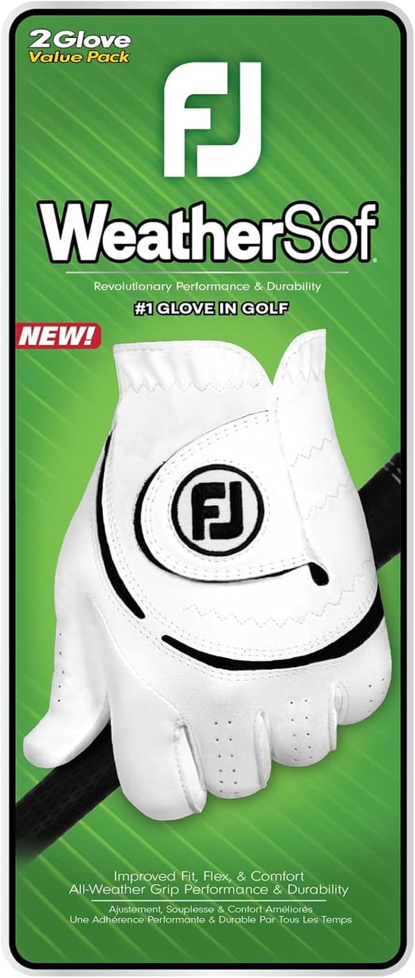 WeatherSof Golfhandskar för män (vänster XL) XL
