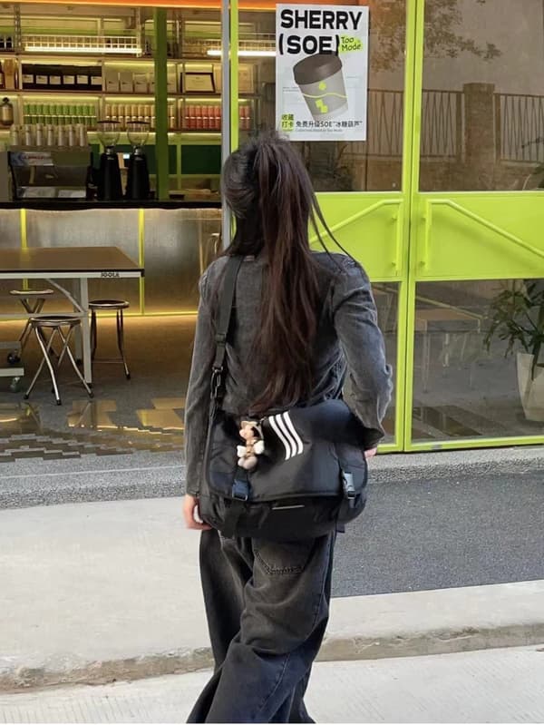 Multifunktionel crossbody taske skuldertaske