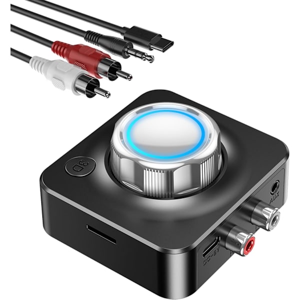 Hjemmestereo Bluetooth-mottaker RCA Bluetooth-adapter for gamle mottakere med 3D Surround Sound