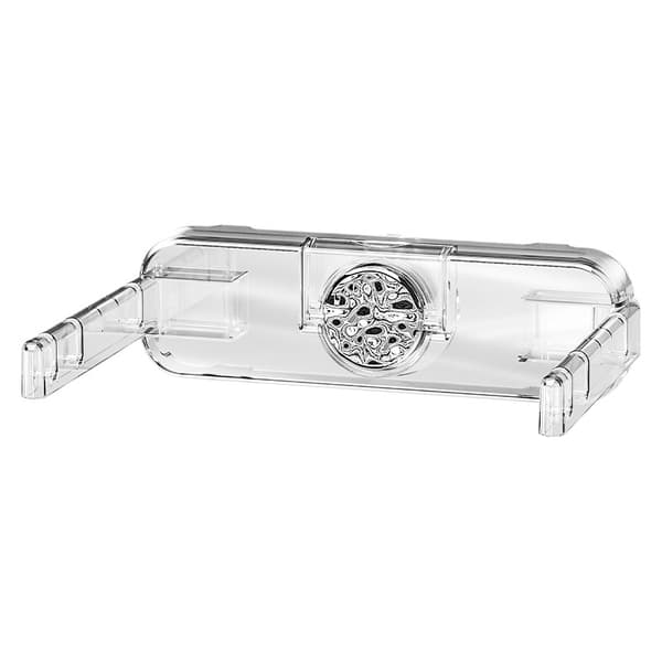 Kjøkken søppelposeholder, sugekopp type plastposeholder, handleposeholder (transparent hvit)